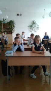  Лекция в Щербактинской СОШ с гимназическими классами. 