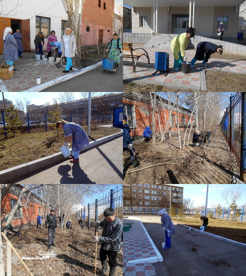 В ПОПЦ №1 состоялись субботники