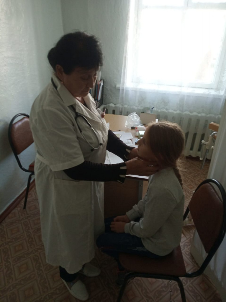 Широкомасштабная акция «Медицина рядом» в отдаленных сел района Теренколь Павлодарской области