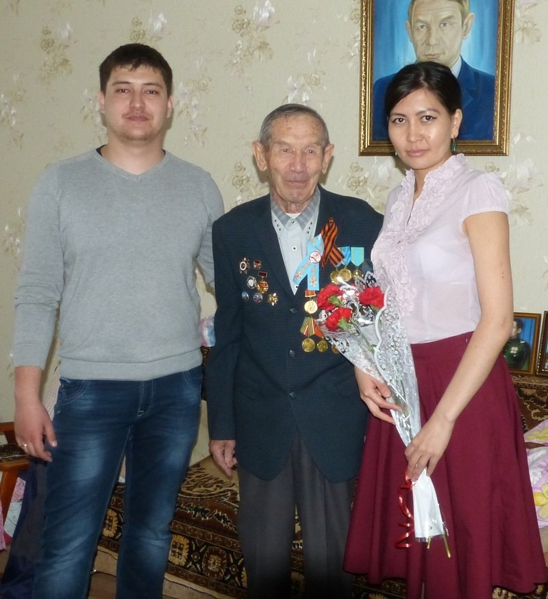 Поздравление ветеранов, посвященных Дню Великой Победы