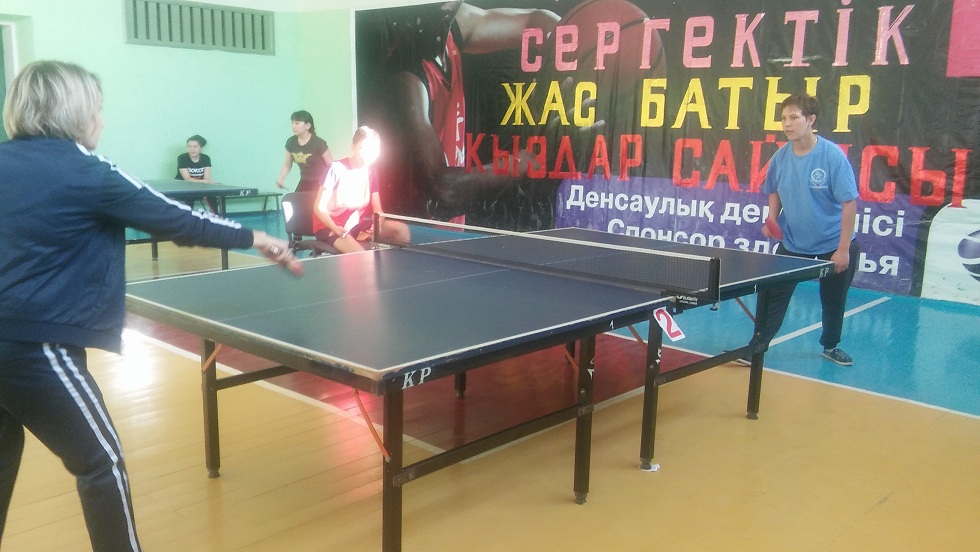 Соревнования по настольному теннису!