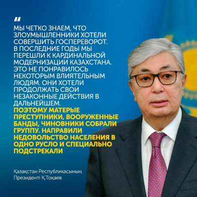 Президент Казахстана Касым-Жомарт Токаев 16 марта обратился к согражданам с очередным посланием на совместном заседании палат парламента. Послание было озвучено в 11.00.