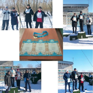 Проведены соревнования по лыжным гонкам среди медицинских работников Павлодарской области.
