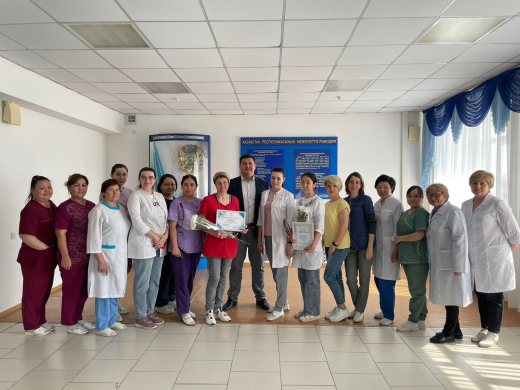 В Железинской районной больнице поздравили медсестер