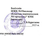 Павлодар облысының әкімдігі Павлодар облысы денсаулық сақтау басқармасының ШЖҚ «№ 1 Павлодар облыстық перинаталдық орталығы КМК Сыбайлас жемқорлыққа қарсы комплаенс-қызметтің (СЖҚКҚ) 2025 жылға арналған ЖОСПАР