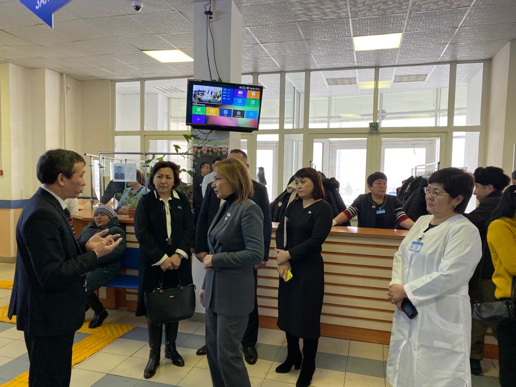 Посещение рабочей группы в составе депутатов Мажилиса Республики Казахстан представителей филиала партии Нұр Отан