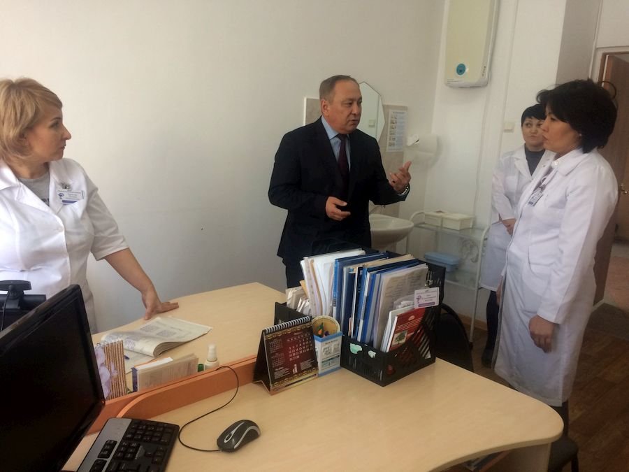  Визит Руководителя управления здравоохранения Поликлиники Павлодарского района 