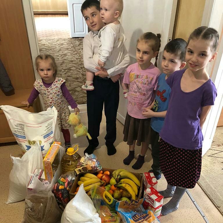 Помощь многодетной маме