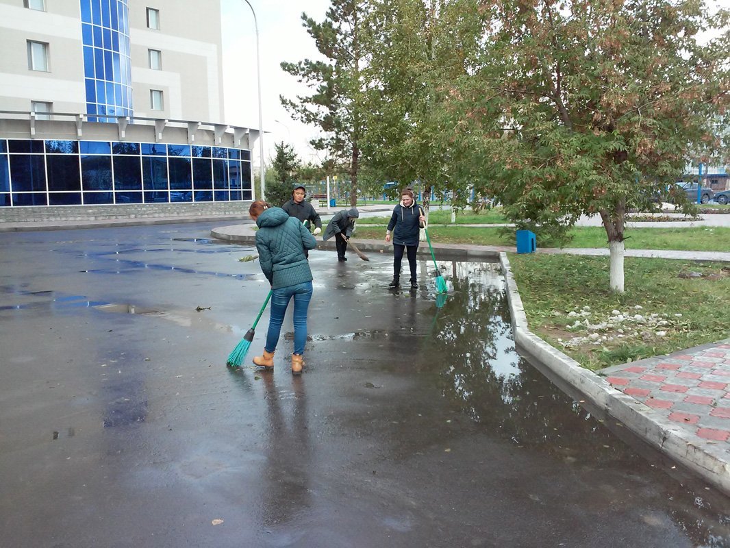 В ПОПЦ №1 состоялся субботник
