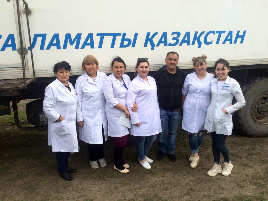  Широкомасштабная акция «Медицина рядом» в отдаленных сел Железинского района Павлодарской области 