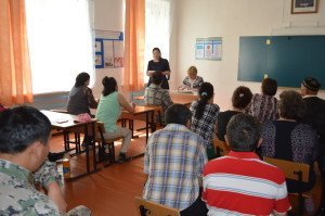  Выезд информационной группы по внедрению ОСМС по селам Щербактинского района 