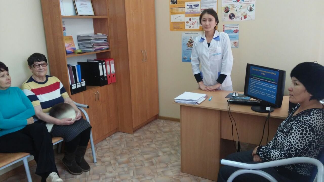 Акция «Денсаулық» в КГП на ПХВ «Поликлиника №2 г.Павлодар»