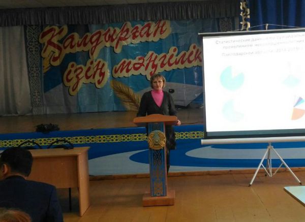 Суицидті алдын алу үшін ақпараттық-ағартушылық іс-шаралар.