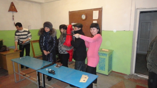 41 - ая спартакиада среди медицинских работников  по стрельбе из пневматической винтовки