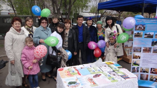 1 мая ко Дню Единства народа Казахстана в городе прошел праздничный парад.
