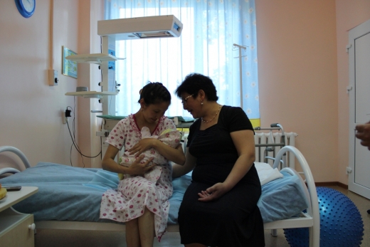 Открытие родильного блока и празднование Дня защиты детей в областном родильном доме