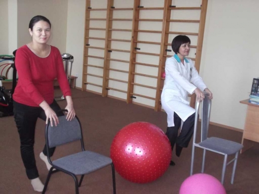 В КГП на ПХВ «Поликлиника г. Аксу» функционирует школа ЛФК при беременности