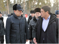 В рабочей поездке акима Павлодарской области в Щербактинский район принял участие руководитель управления здравоохранения Павлодарской области Касимов Н.К.