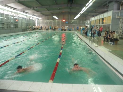 Соревнования по плаванию среди всех медицинских организации Павлодарской области.