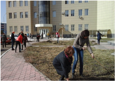 Субботник  11 апреля 15 года.