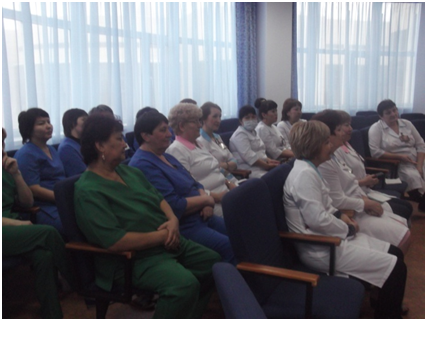 В Аксуской центральной больнице с большим вниманием прослушали очередное Послание Президента страны Нурсултана Назарбаева