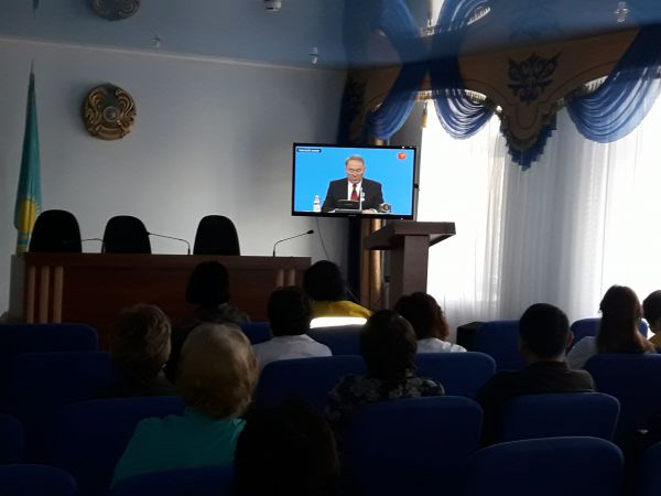 По торжественному собранию, посвященного 25-летию НЕЗАВИСИМОСТИ Республики Казахстан