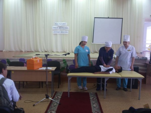 Акция «Шын жүректен – Первая помощь»