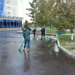 В ПОПЦ №1 состоялся субботник