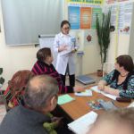 Занятие в школе пациентов с артериальной гипертензией