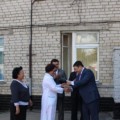 Врачебным амбулаториям сел вручены ключи от новых машин «скорой помощи»