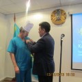 Вручение медали