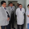 Министр здравоохранения Республики Казахстан посетила   офтальмологический центр,  Центр амбулаторной хирургии и гинекологии  в областной больнице им Г Султанова