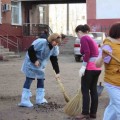 17  апреля 2015 г.  сотрудники перинатального центра приняли участие в традиционно проводимом в конце апреля общегородском субботнике.