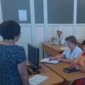 Проведение семинара в рамках акции «Денсаулық жолы» в июле-августе 2015 года