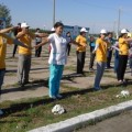 Медицинские работники района на фестивале здоровья