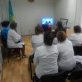 Просмотр коллективом Послания Президента